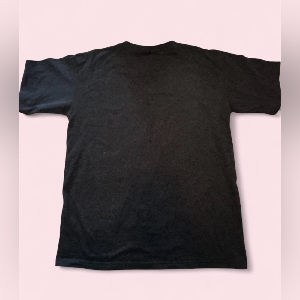 Graphic Cherry Cropped Black Baby Tee - Size L - Picture 3 of 4